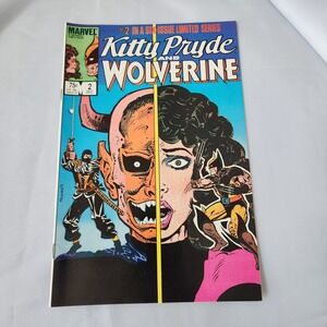 Kitty Pryde and Wolverine #2 Comic Book 1984 Marvel Six Issue Series FN Key Team